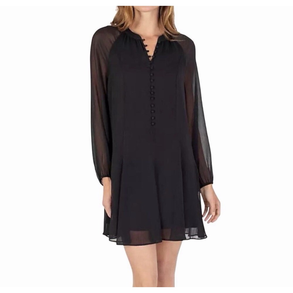 Joie Limited Edition Women's Balloon Sleeve Dress Caviar, Size: XXL NWT